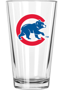 Chicago Cubs 16oz Cooperstown Bear Logo Pint Glass