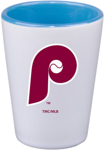 Philadelphia Phillies 2oz Cooperstown P Logo Shot Glass