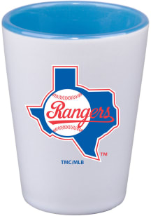 Texas Rangers 2oz State Shape Logo Shot Glass