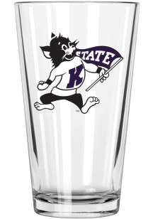 K-State Wildcats 16oz Logo Pint Glass