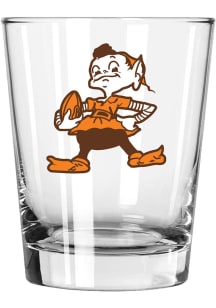 Cleveland Browns 15oz Retro Elf Logo Rock Glass