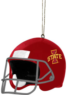 Iowa State Cyclones helmet shaped Ornament - Cardinal