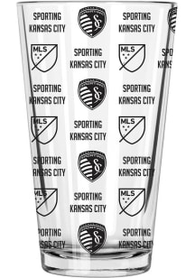 Sporting Kansas City 16oz sandblasted Pint Glass