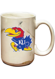 Kansas Jayhawks Marble Mug