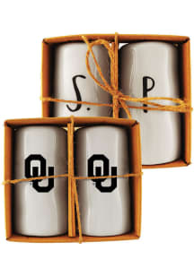 Oklahoma Sooners Artisan S/P Shaker Salt and Pepper Set
