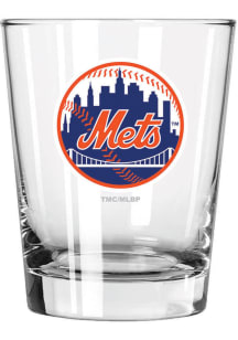 New York Mets 15oz Double Old Fashioned Rock Glass