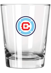 Chicago Fire 15oz Double Old Fashioned Rock Glass