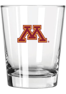 Minnesota Golden Gophers 15oz Double Old Fashioned Rock Glass