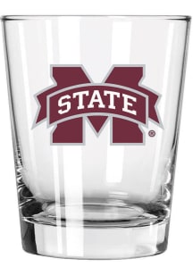 Mississippi State Bulldogs 15oz Double Old Fashioned Rock Glass