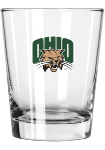 Ohio Bobcats 15oz Double Old Fashioned Rock Glass