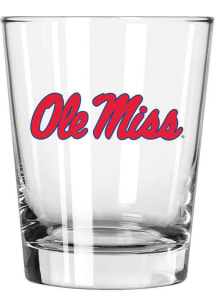 Ole Miss Rebels 15oz Double Old Fashioned Rock Glass