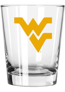 West Virginia Mountaineers 15oz Double Old Fashioned Rock Glass