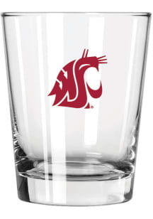 Washington State Cougars 15oz Double Old Fashioned Rock Glass