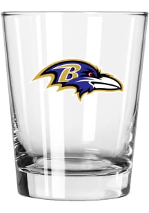 Baltimore Ravens 15oz Double Old Fashioned Rock Glass