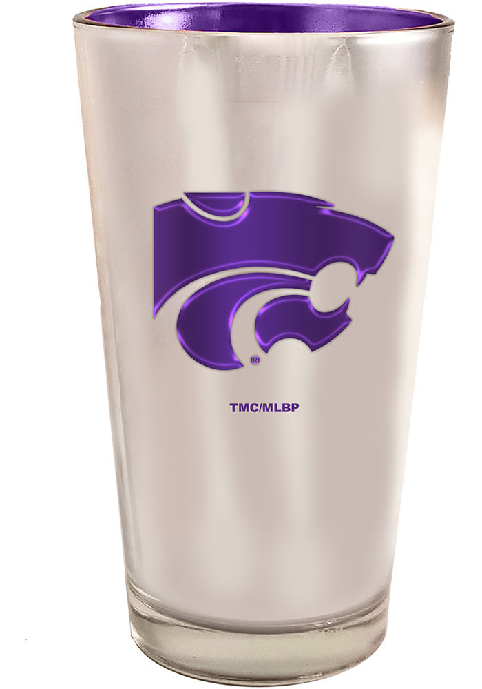 K-State Wildcats 16oz Electroplated Pint Glass