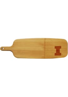 Illinois Fighting Illini Bamboo Paddle Cutting Board