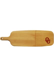 Oklahoma Sooners Bamboo Paddle Cutting Board