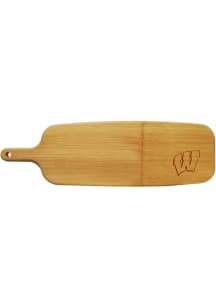 Wisconsin Badgers Bamboo Paddle Cutting Board