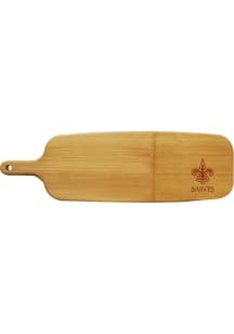 New Orleans Saints Bamboo Paddle Cutting Board
