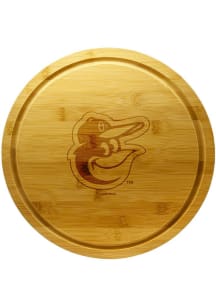 Baltimore Orioles 13 Inch Bamboo Lazy Susan Cutting Board