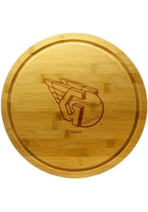 Cleveland Guardians 13 Inch Bamboo Lazy Susan Cutting Board