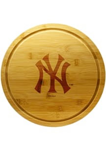 New York Yankees 13 Inch Bamboo Lazy Susan Cutting Board