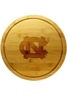 North Carolina Tar Heels 13 Inch Bamboo Lazy Susan Cutting Board