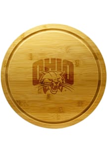 Ohio Bobcats 13 Inch Bamboo Lazy Susan Cutting Board