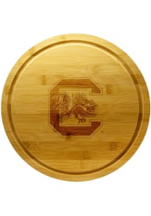 South Carolina Gamecocks 13 Inch Bamboo Lazy Susan Cutting Board