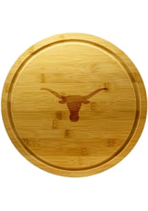 Texas Longhorns 13 Inch Bamboo Lazy Susan Cutting Board