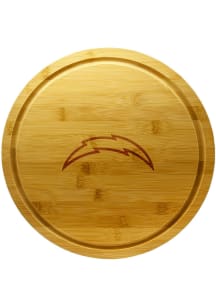 Los Angeles Chargers 13 Inch Bamboo Lazy Susan Cutting Board