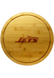 New York Jets 13 Inch Bamboo Lazy Susan Cutting Board
