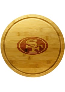San Francisco 49ers 13 Inch Bamboo Lazy Susan Cutting Board