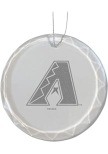 Arizona Diamondbacks Glass Ornament - White