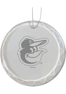 Baltimore Orioles Glass Ornament