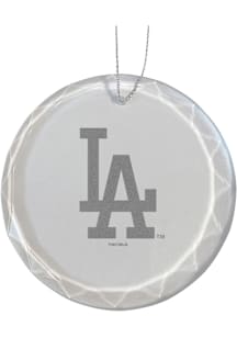 Los Angeles Dodgers Glass Ornament - White