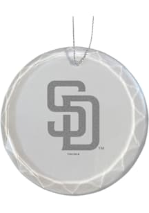 San Diego Padres Glass Ornament - White