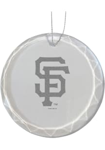 San Francisco Giants Glass Ornament - White
