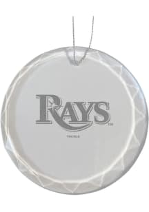 Tampa Bay Rays Glass Ornament