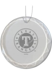 Texas Rangers Glass Ornament