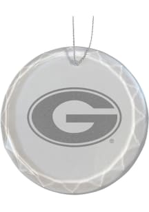 Georgia Bulldogs Glass Ornament