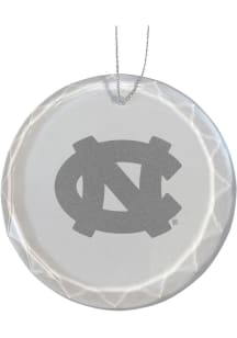North Carolina Tar Heels Glass Ornament