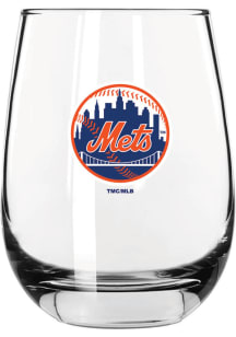 New York Mets 16oz Stemless Wine Glass