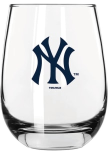 New York Yankees 16oz Stemless Wine Glass