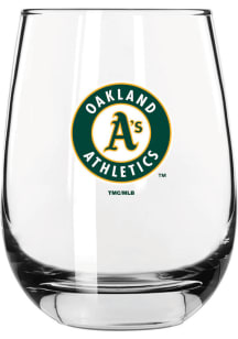 Oakland Athletics 16oz Stemless Wine Glass