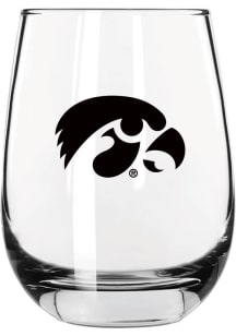 Iowa Hawkeyes 16oz Stemless Wine Glass