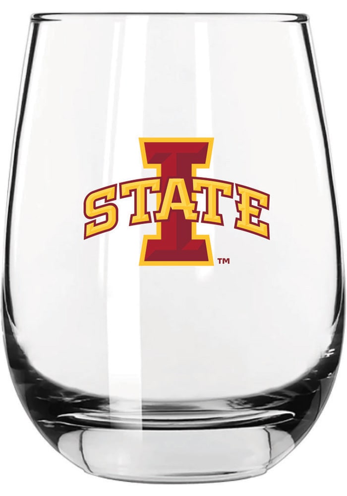 Iowa State Cyclones 15 oz. Stemless Wine Glass
