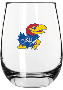 Kansas Jayhawks 16oz Stemless Wine Glass