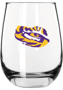 LSU Tigers 16oz Stemless Wine Glass