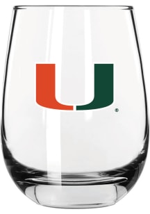 Miami Hurricanes 16oz Stemless Wine Glass